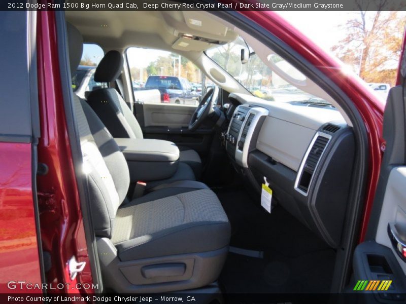 Deep Cherry Red Crystal Pearl / Dark Slate Gray/Medium Graystone 2012 Dodge Ram 1500 Big Horn Quad Cab