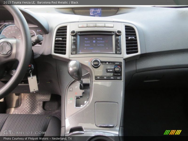 Controls of 2013 Venza LE