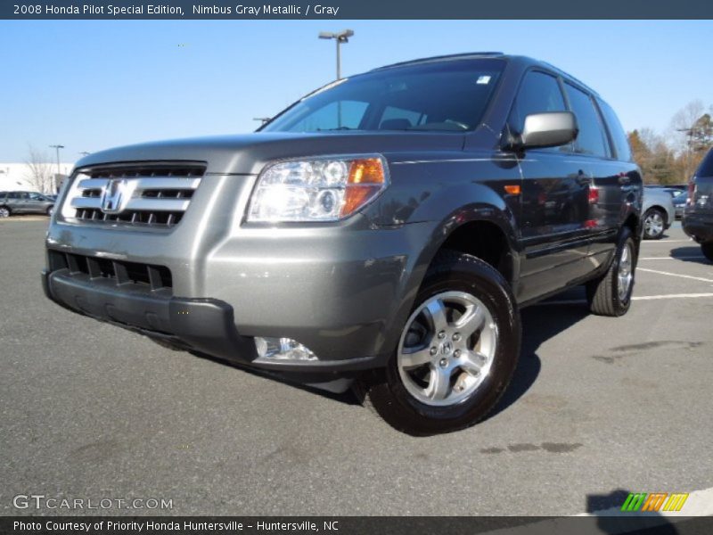 Nimbus Gray Metallic / Gray 2008 Honda Pilot Special Edition