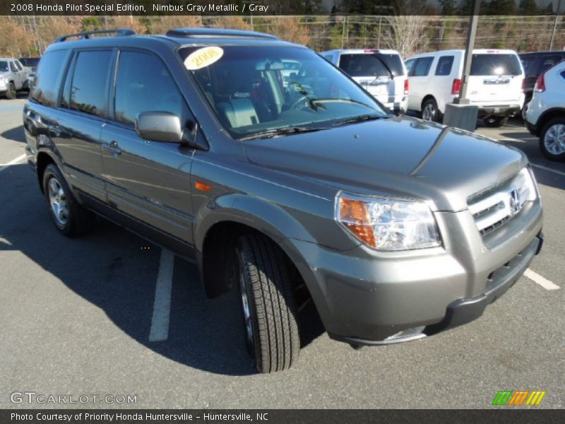 Nimbus Gray Metallic / Gray 2008 Honda Pilot Special Edition