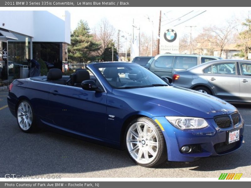 Le Mans Blue Metallic / Black 2011 BMW 3 Series 335is Convertible