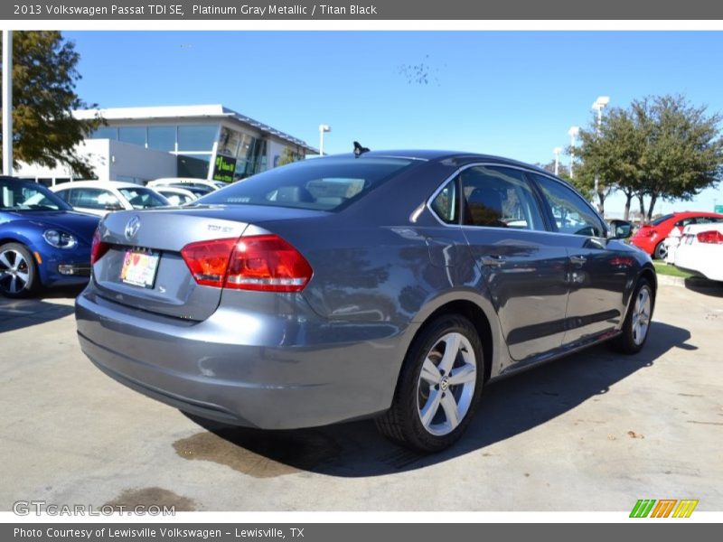 Platinum Gray Metallic / Titan Black 2013 Volkswagen Passat TDI SE