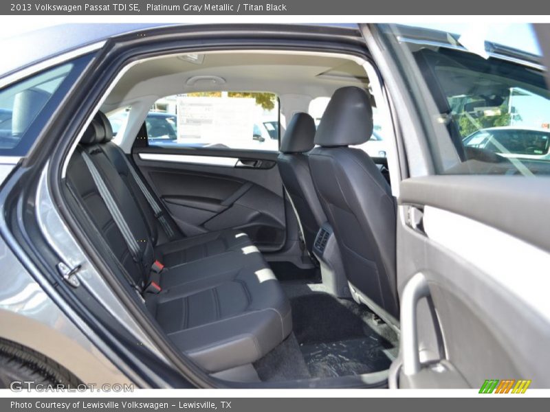 Platinum Gray Metallic / Titan Black 2013 Volkswagen Passat TDI SE
