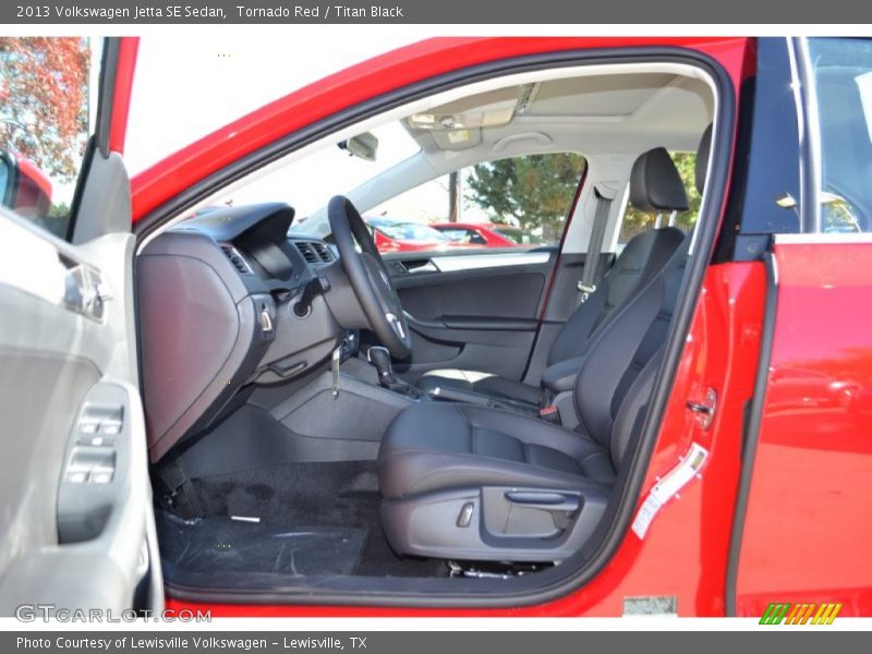 Tornado Red / Titan Black 2013 Volkswagen Jetta SE Sedan