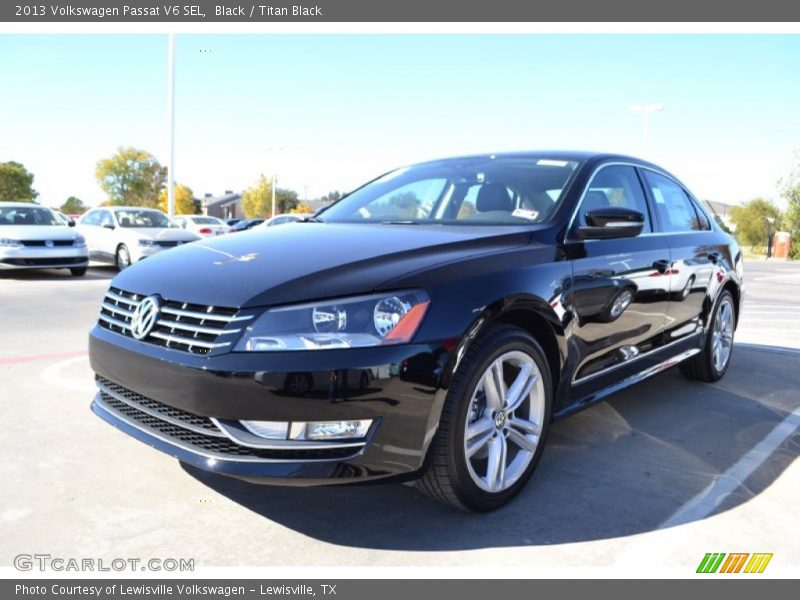 Black / Titan Black 2013 Volkswagen Passat V6 SEL