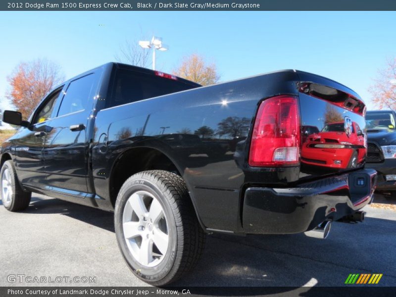 Black / Dark Slate Gray/Medium Graystone 2012 Dodge Ram 1500 Express Crew Cab