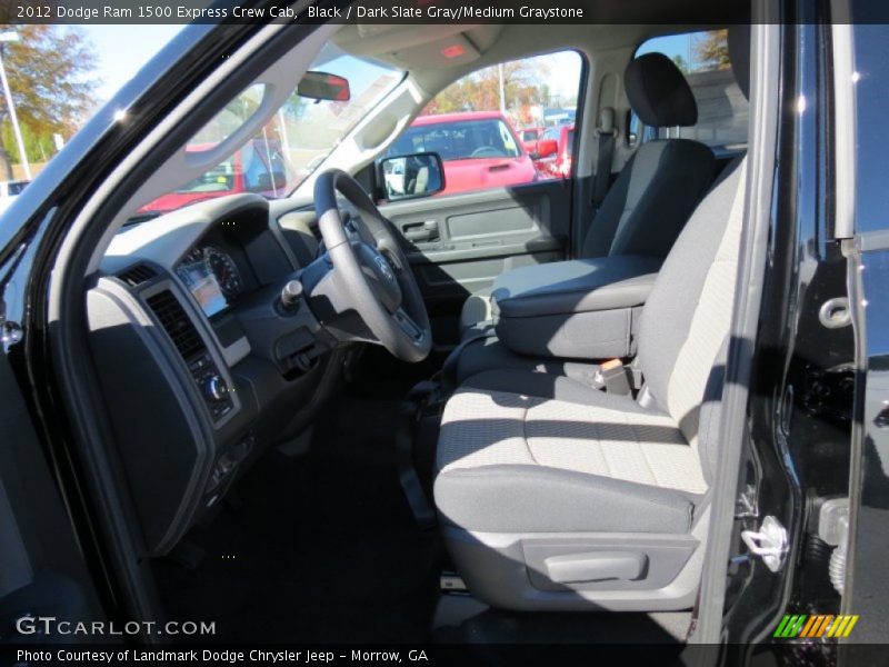 Black / Dark Slate Gray/Medium Graystone 2012 Dodge Ram 1500 Express Crew Cab