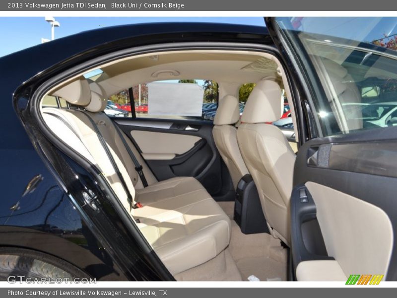 Black Uni / Cornsilk Beige 2013 Volkswagen Jetta TDI Sedan