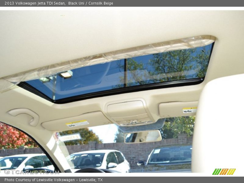Black Uni / Cornsilk Beige 2013 Volkswagen Jetta TDI Sedan