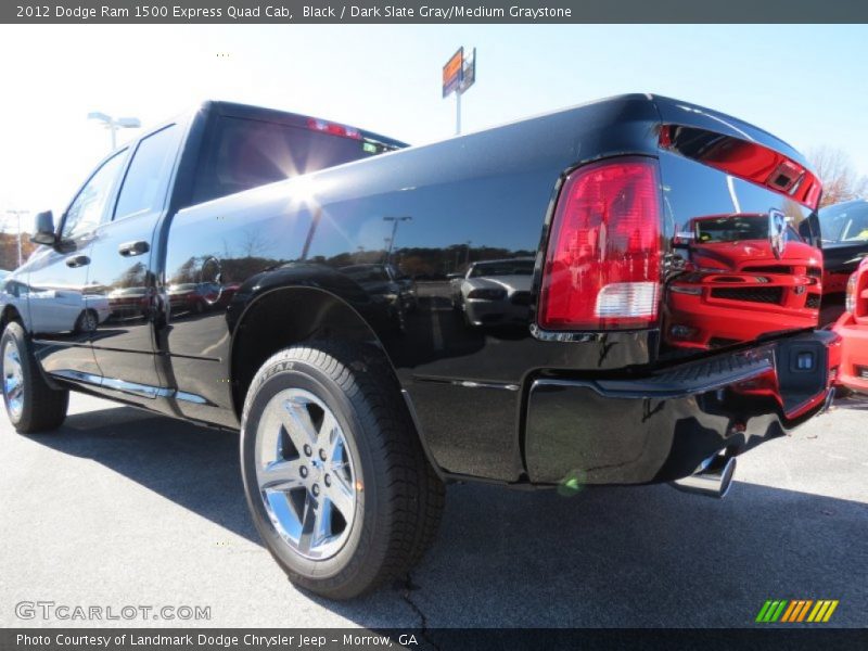 Black / Dark Slate Gray/Medium Graystone 2012 Dodge Ram 1500 Express Quad Cab