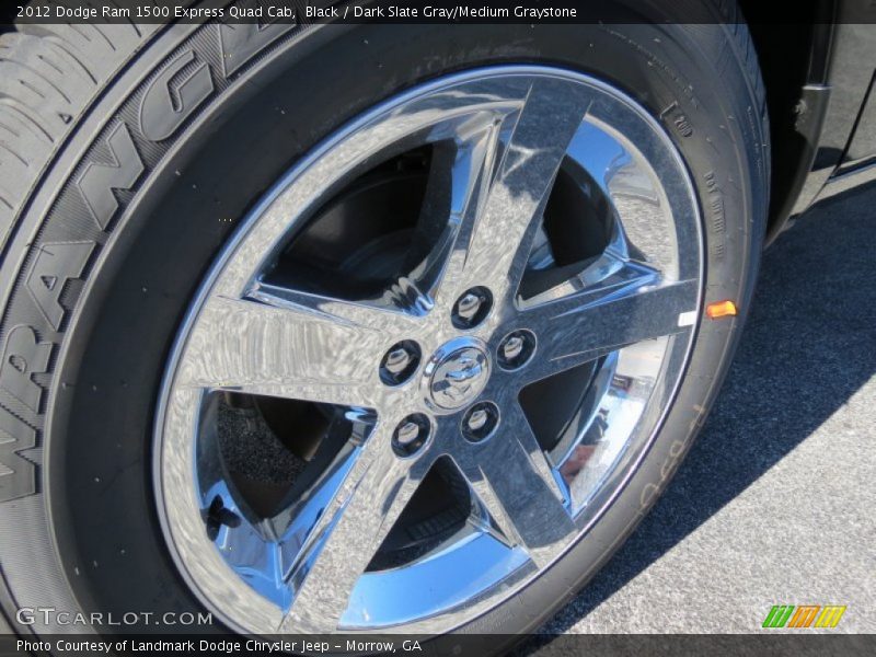Black / Dark Slate Gray/Medium Graystone 2012 Dodge Ram 1500 Express Quad Cab