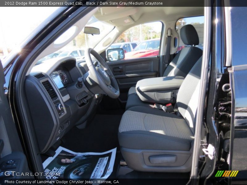 Black / Dark Slate Gray/Medium Graystone 2012 Dodge Ram 1500 Express Quad Cab