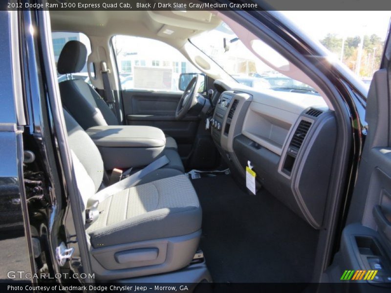 Black / Dark Slate Gray/Medium Graystone 2012 Dodge Ram 1500 Express Quad Cab