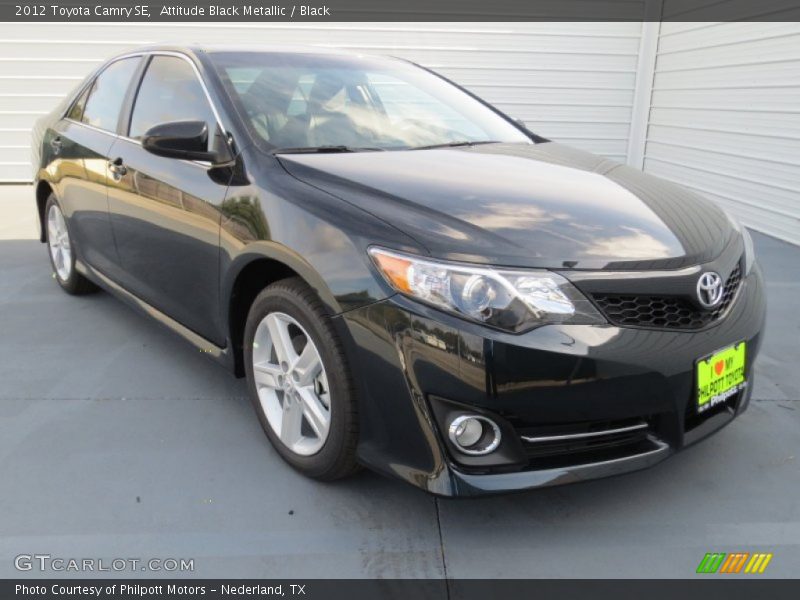 Attitude Black Metallic / Black 2012 Toyota Camry SE