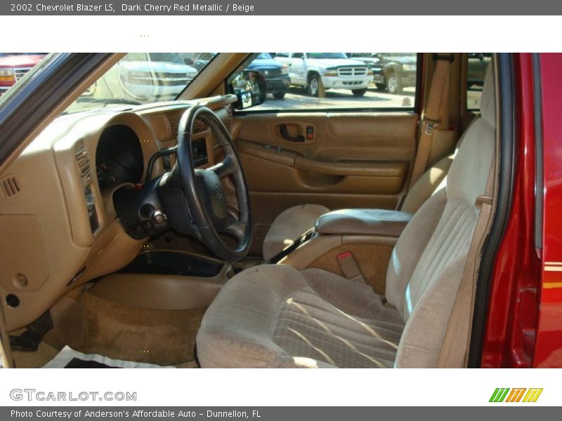  2002 Blazer LS Beige Interior