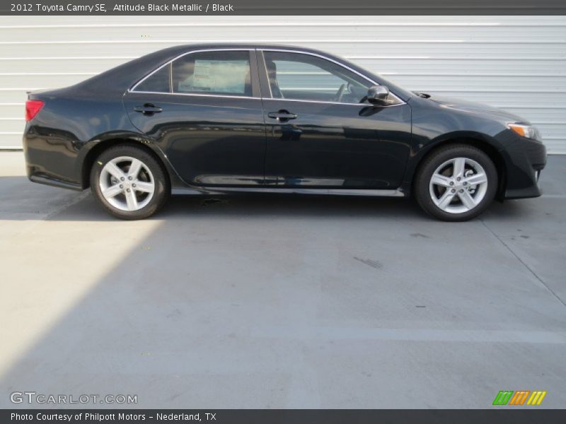 Attitude Black Metallic / Black 2012 Toyota Camry SE