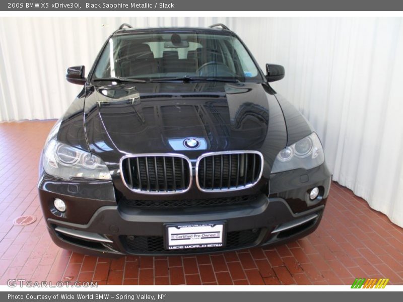 Black Sapphire Metallic / Black 2009 BMW X5 xDrive30i
