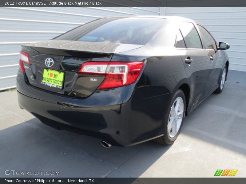 Attitude Black Metallic / Black 2012 Toyota Camry SE