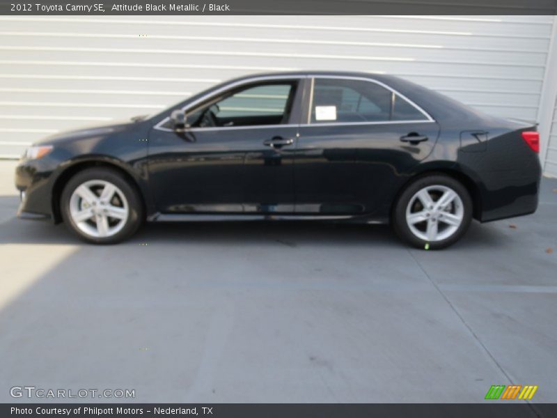 Attitude Black Metallic / Black 2012 Toyota Camry SE