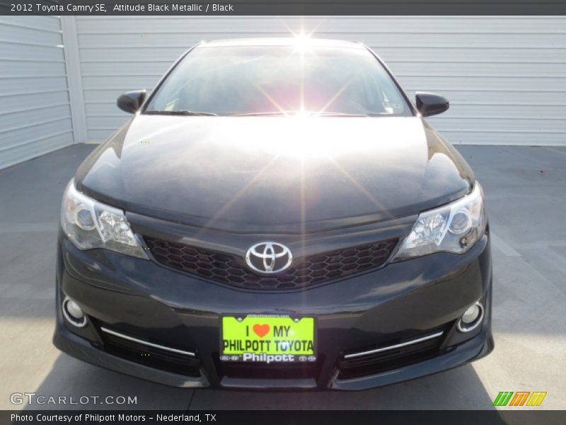 Attitude Black Metallic / Black 2012 Toyota Camry SE