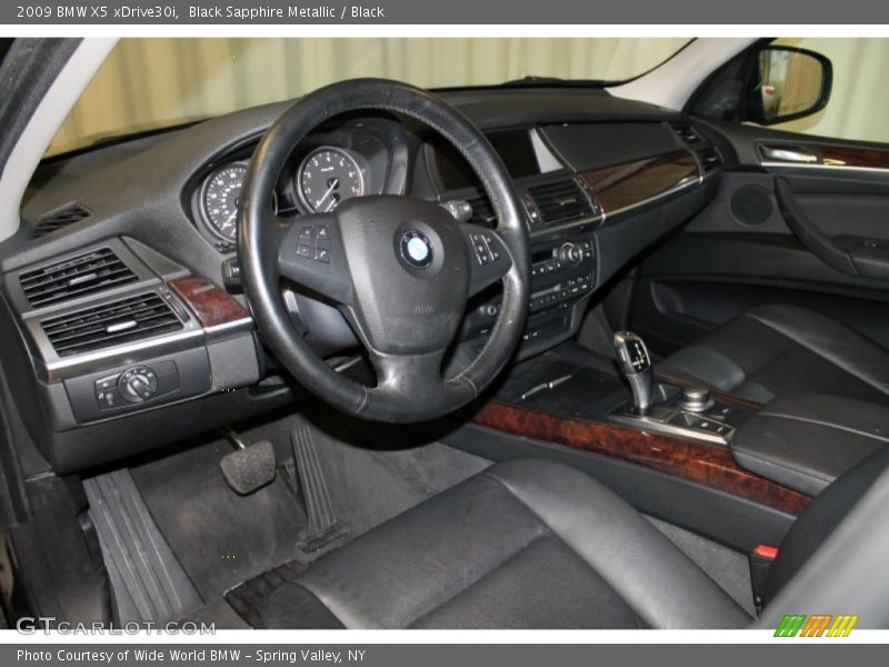 Black Sapphire Metallic / Black 2009 BMW X5 xDrive30i