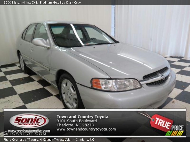 Platinum Metallic / Dusk Gray 2000 Nissan Altima GXE