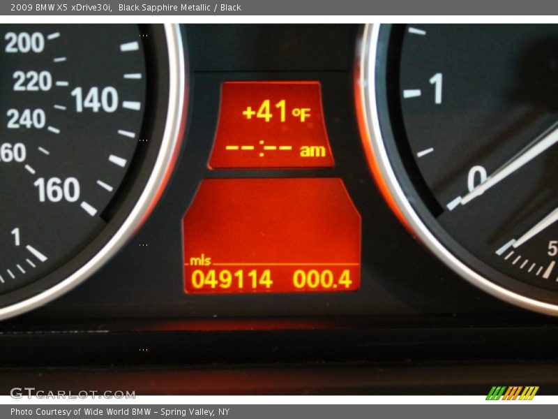 Black Sapphire Metallic / Black 2009 BMW X5 xDrive30i
