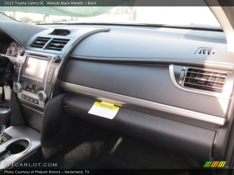 Attitude Black Metallic / Black 2012 Toyota Camry SE