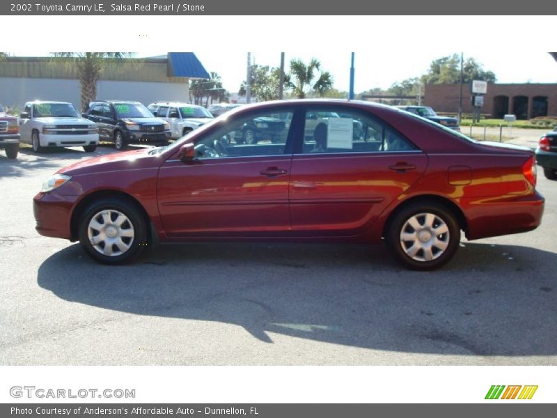 Salsa Red Pearl / Stone 2002 Toyota Camry LE
