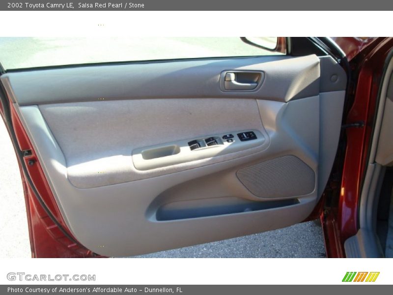 Salsa Red Pearl / Stone 2002 Toyota Camry LE