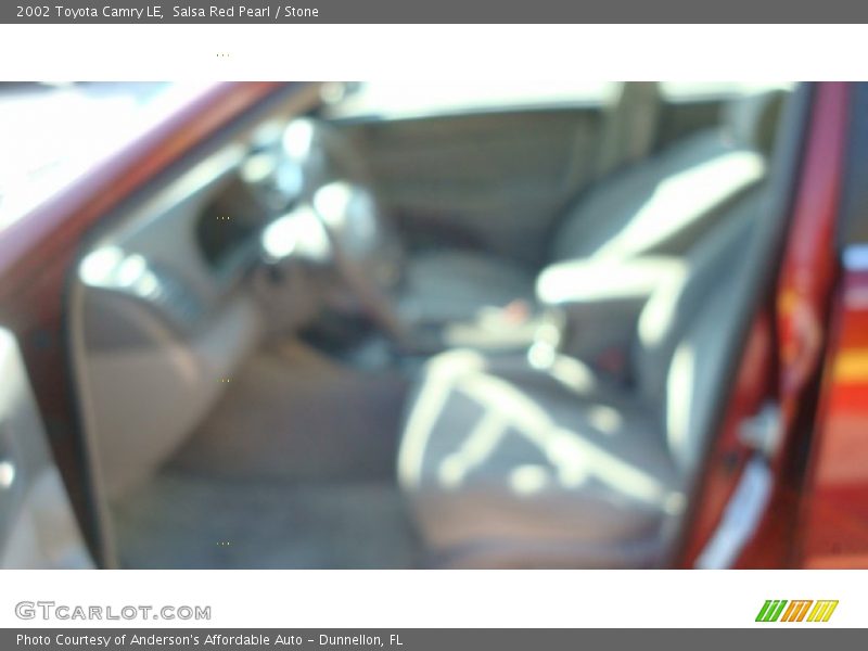 Salsa Red Pearl / Stone 2002 Toyota Camry LE