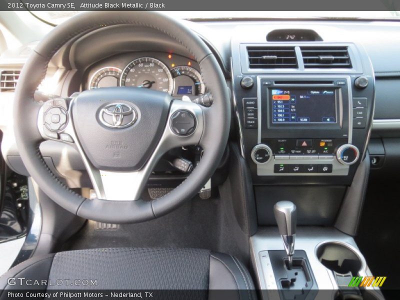 Attitude Black Metallic / Black 2012 Toyota Camry SE