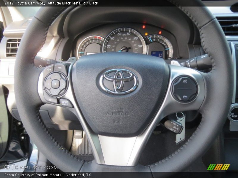 Attitude Black Metallic / Black 2012 Toyota Camry SE