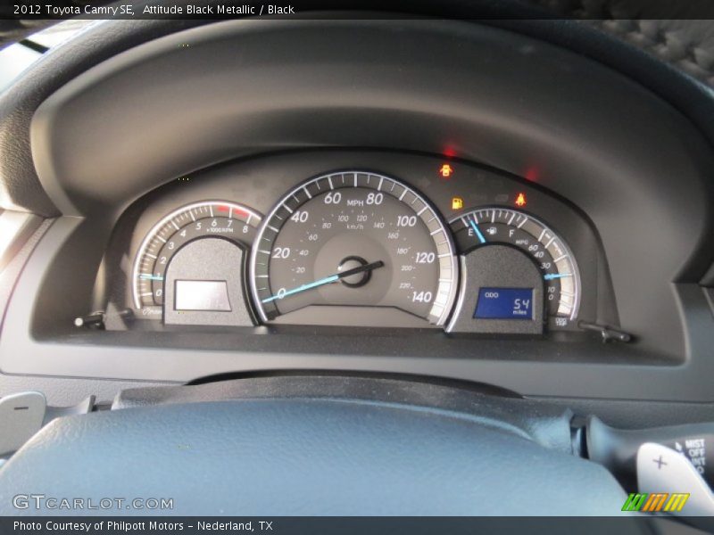 Attitude Black Metallic / Black 2012 Toyota Camry SE