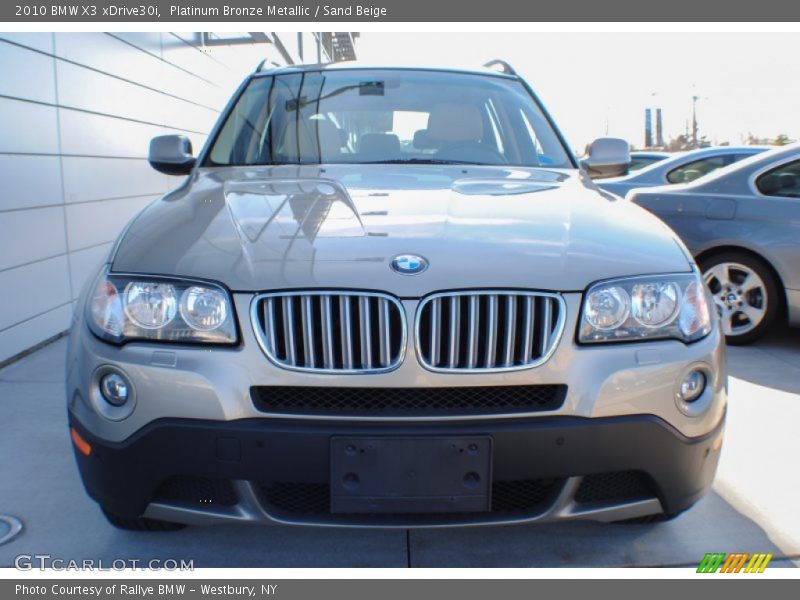 Platinum Bronze Metallic / Sand Beige 2010 BMW X3 xDrive30i