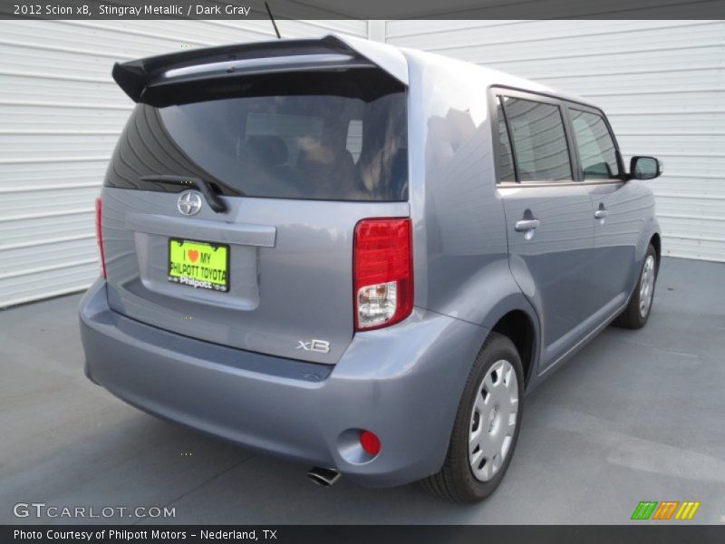 Stingray Metallic / Dark Gray 2012 Scion xB