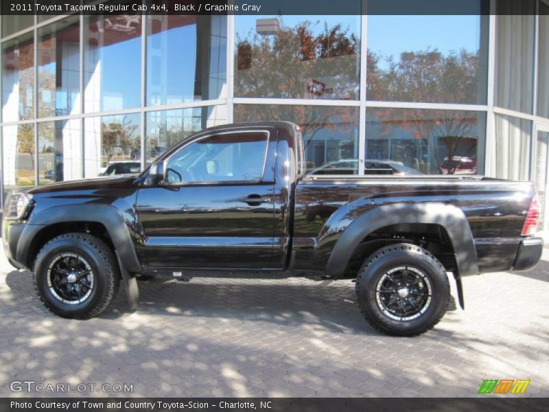 Black / Graphite Gray 2011 Toyota Tacoma Regular Cab 4x4