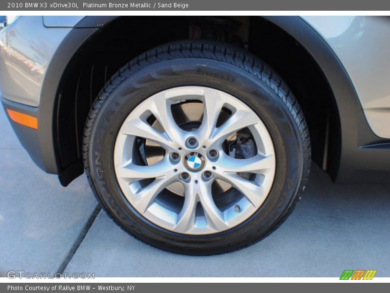 Platinum Bronze Metallic / Sand Beige 2010 BMW X3 xDrive30i