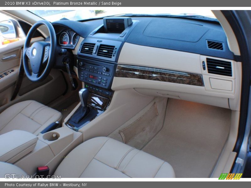 Platinum Bronze Metallic / Sand Beige 2010 BMW X3 xDrive30i