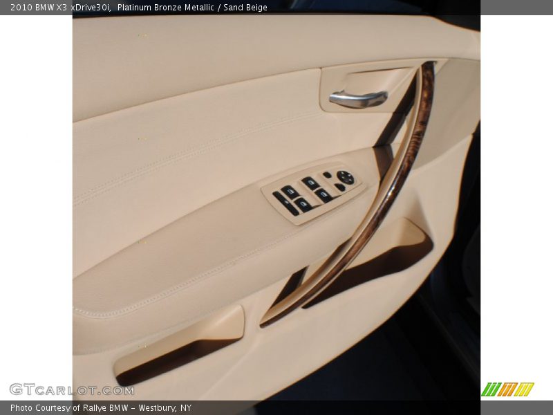 Platinum Bronze Metallic / Sand Beige 2010 BMW X3 xDrive30i