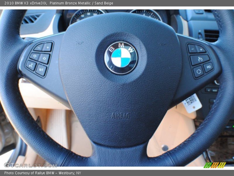 Platinum Bronze Metallic / Sand Beige 2010 BMW X3 xDrive30i