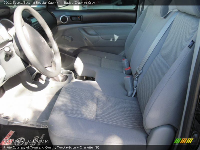 Black / Graphite Gray 2011 Toyota Tacoma Regular Cab 4x4