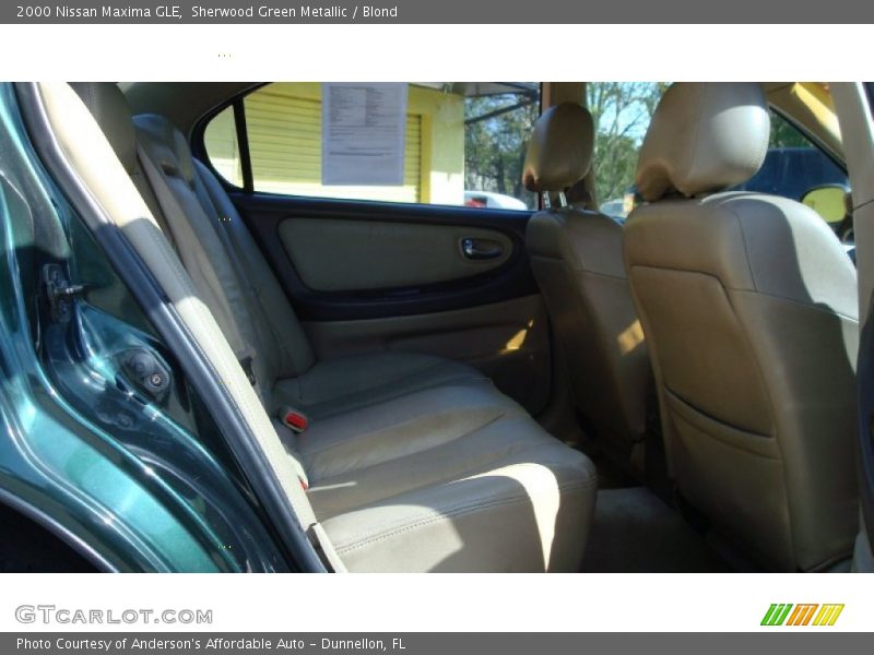 Sherwood Green Metallic / Blond 2000 Nissan Maxima GLE