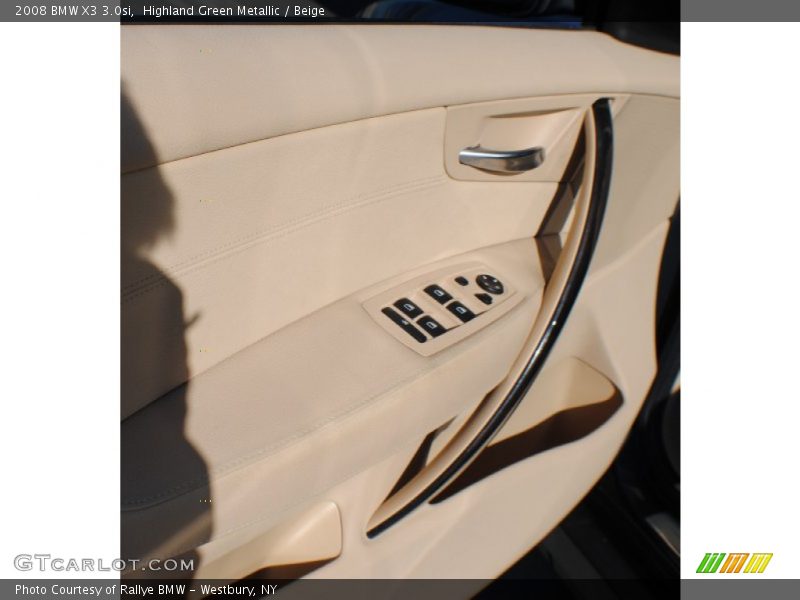 Highland Green Metallic / Beige 2008 BMW X3 3.0si