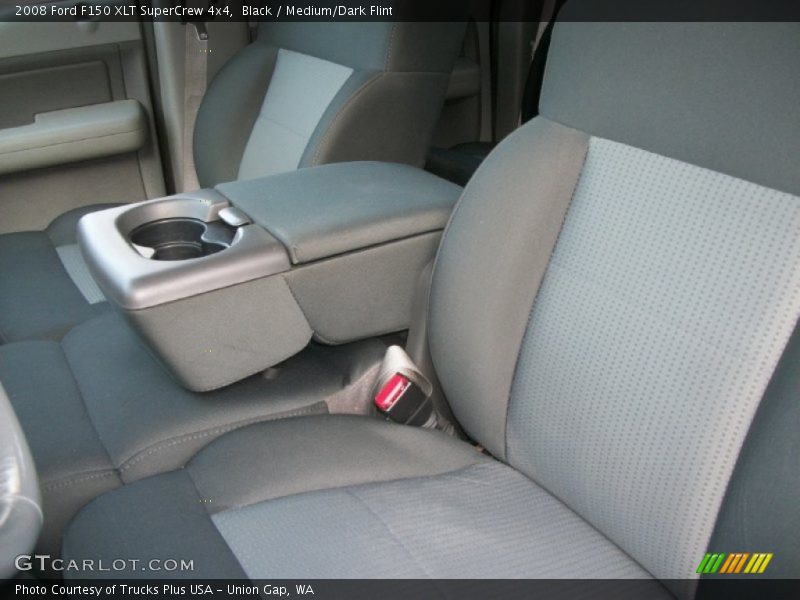 Black / Medium/Dark Flint 2008 Ford F150 XLT SuperCrew 4x4