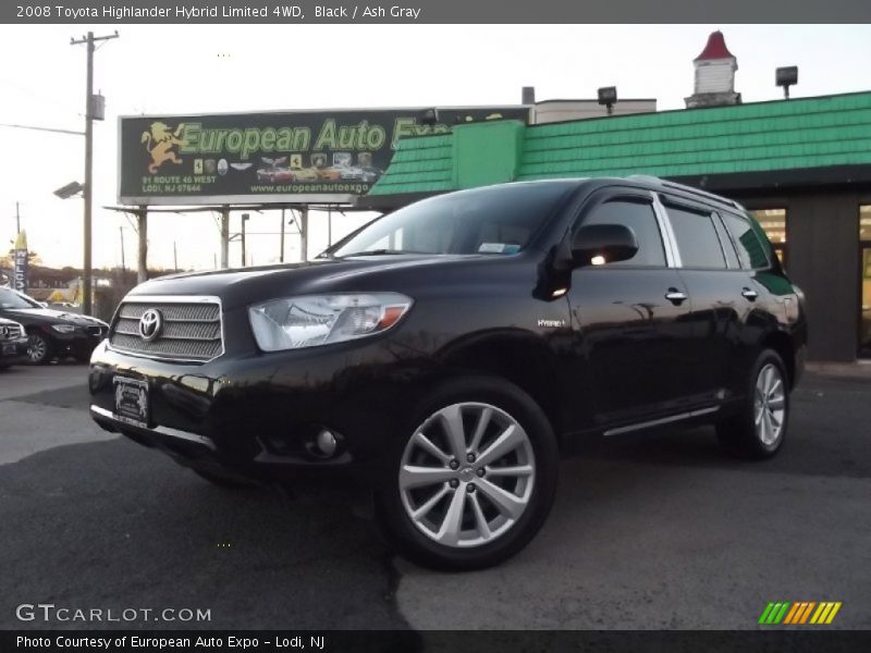 Black / Ash Gray 2008 Toyota Highlander Hybrid Limited 4WD