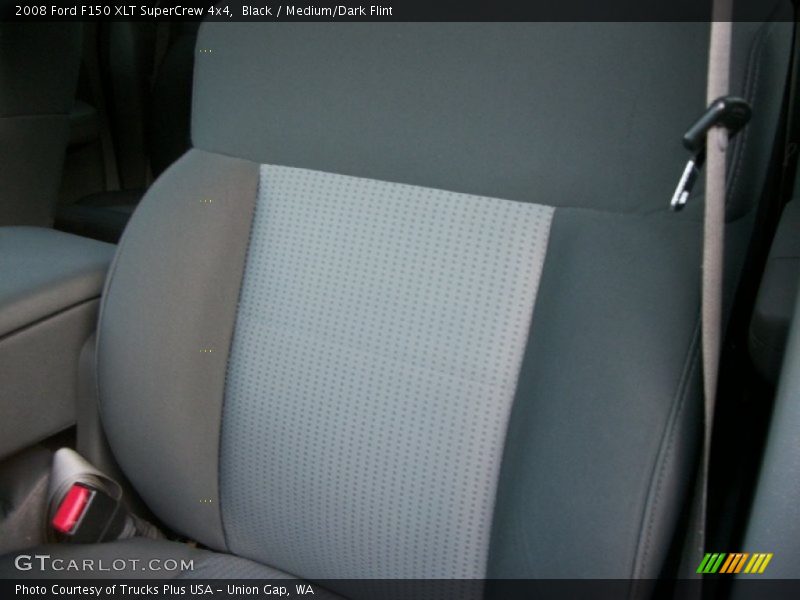 Black / Medium/Dark Flint 2008 Ford F150 XLT SuperCrew 4x4