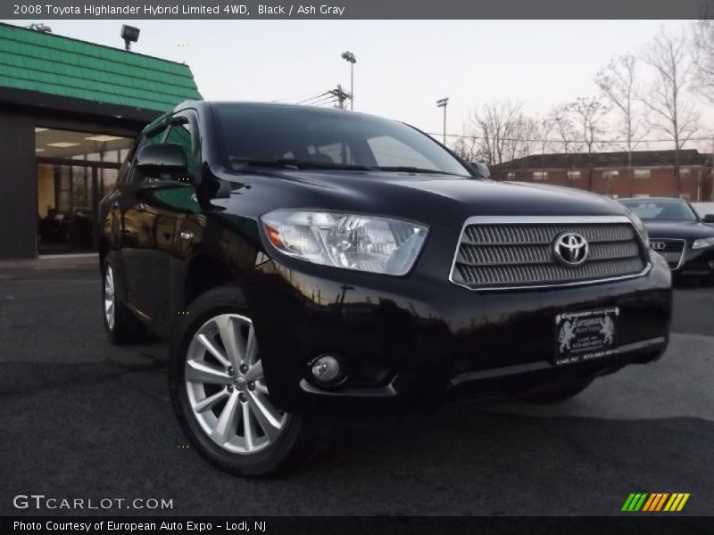 Black / Ash Gray 2008 Toyota Highlander Hybrid Limited 4WD