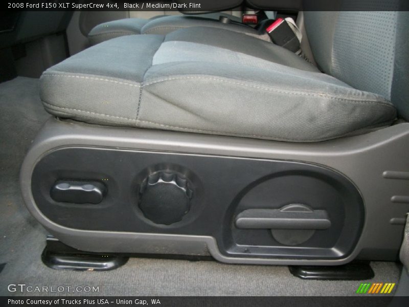 Black / Medium/Dark Flint 2008 Ford F150 XLT SuperCrew 4x4
