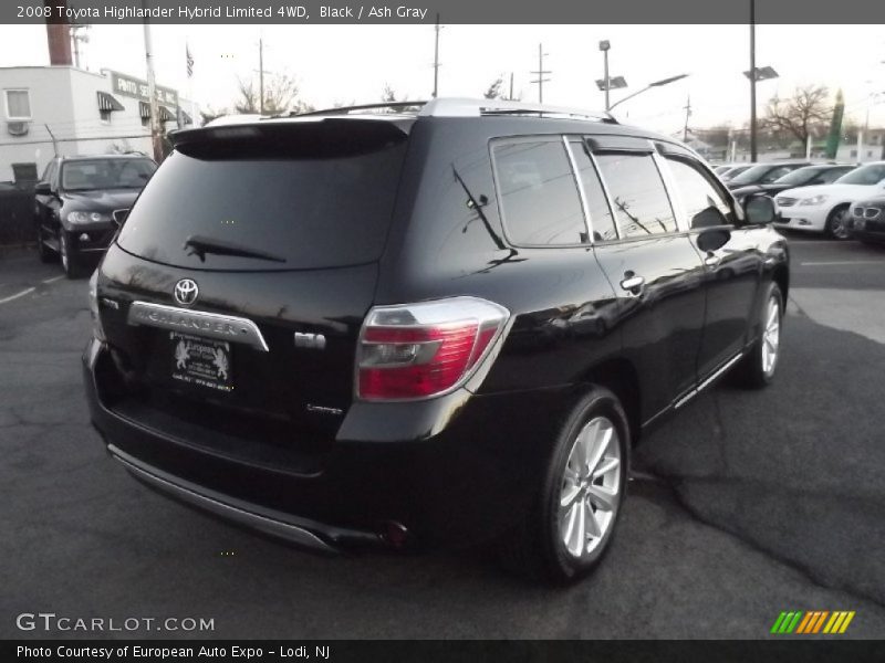 Black / Ash Gray 2008 Toyota Highlander Hybrid Limited 4WD